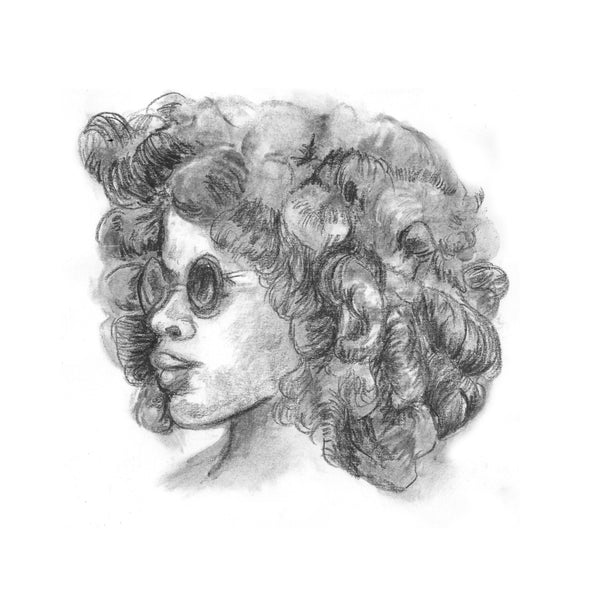 Soft Fluffy Afro Curl Canvas Print