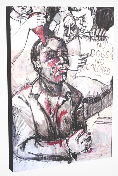 Sit-In Resistances Canvas Print