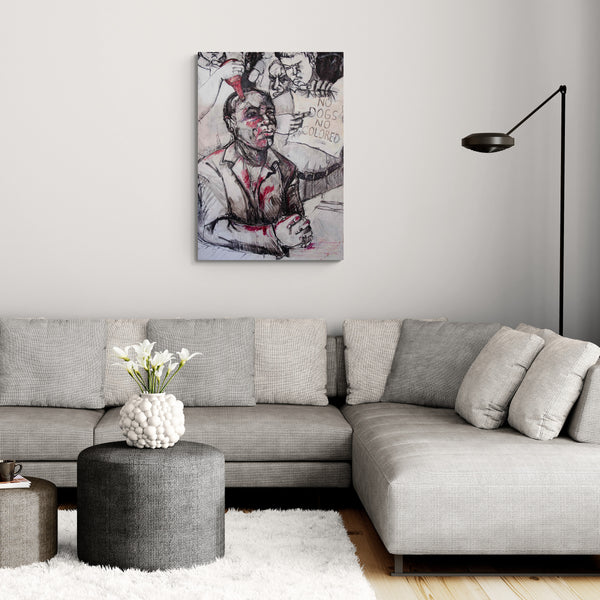 Sit-In Resistances Canvas Print