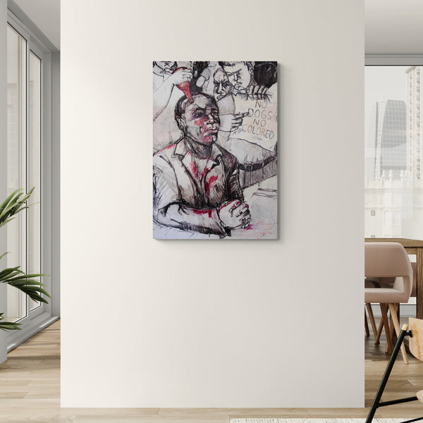 Sit-In Resistances Canvas Print